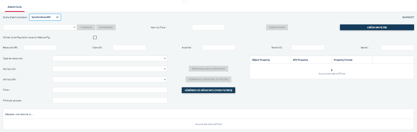 Synchronisation Azure AD