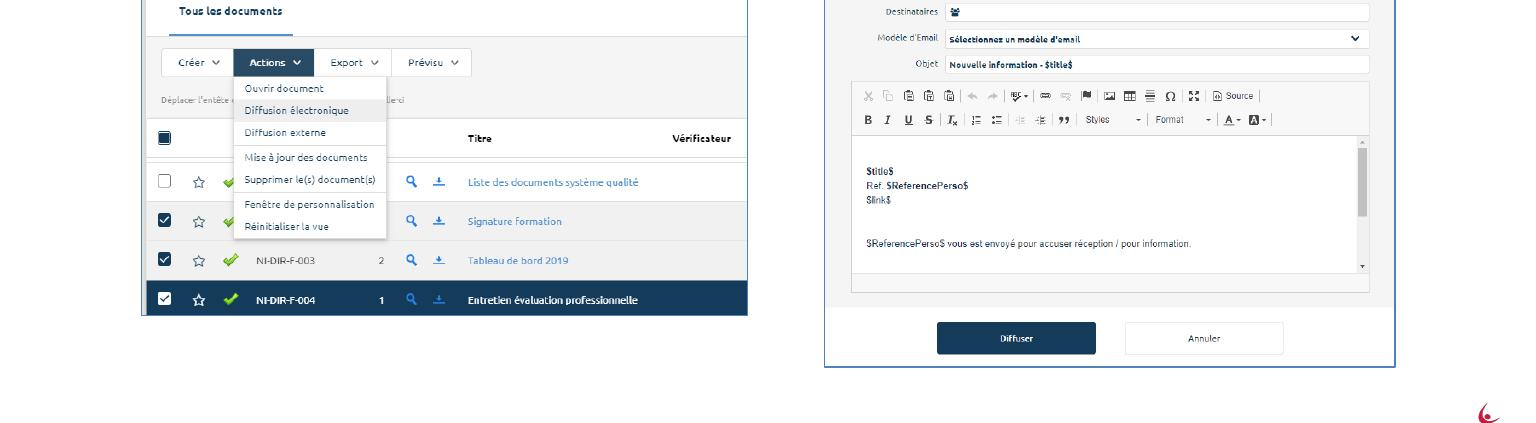 Diffusion électronique en masse