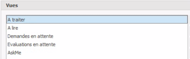 Vue de l'entête Todo
